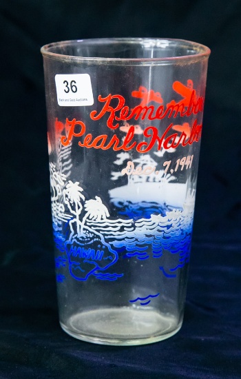 Remember Pearl Harbor 4 3/4" tumbler