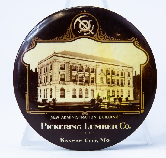 Pickering Lumber Co. advertising mirror