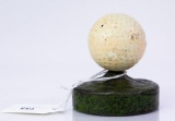 Cast iron painted elevated golf ball…