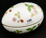 Wedgwood bone china covered egg