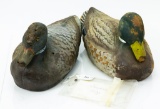 Lot: 2 composition duck decoys