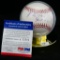 Monte Irvin (HOF) Autographed Baseball, PSA/DNA