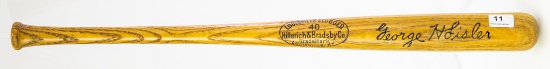 Rare -- George Sisler Model Mini Bat