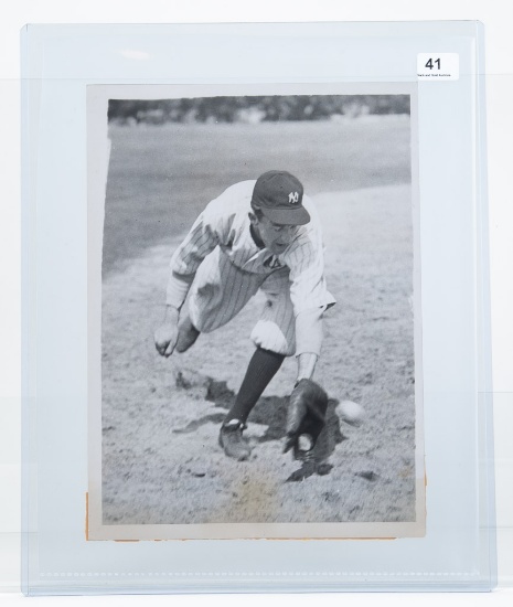 1937 Original Acme Photo Don Heffner, NY Yankees