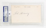 Art Herring Autographed Index Card, PSA/DNA