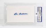 Lou Boudreau (HOF) Cut Signature, PSA/DNA