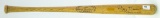 Rare Dizzy Dean Trademark Mini Bat