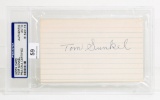 Tom Sunkel Autographed Index Card, PSA/DNA