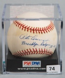 Pete Coscarart, Autographed Baseball, PSA/DNA