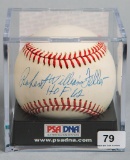 Bob Feller (HOF) Autographed Baseball, PSA/DNA