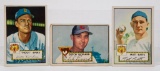 1952 Topps #110, #222, #230 (Lot of 3)