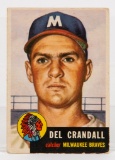 1953 Topps #197 Del Crandall