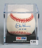 Don Larsen Autographed Baseball, PSA/DNA