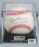 Don Larsen Autographed Baseball, PSA/DNA