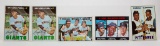 1967 Topps Stars HOFers Lot (5 cards)