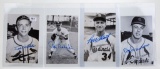 Group of 4 St. Louis Cardinals Team Postcards