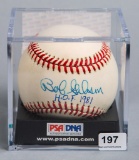 Bob Gibson (HOF) Autographed Baseball PSA