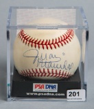 Juan Marichal (HOF) Autographed Baseball PSA