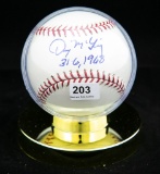 Denny McLain Autographed Baseball JSA COA