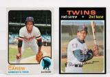 1971 #210 + 1973 #330 Topps Rod Carew (HOF)