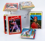 Ozzie Smith (HOF) card lot (124 cards)
