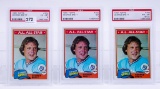 1981 Topps #700 George Brett (3 cards, all PSA)