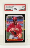 1987 Donruss Barry Larkin RC (HOF) Mint 9, PSA