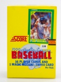 1990 Score Baseball Retail Wax Box (36 packs)
