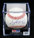 Gaylord Perry (HOF) Autographed (NL) Baseball PSA