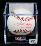 Pete Rose Autographed Baseball PSA