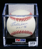 Earl Weaver (HOF) Autographed Baseball PSA