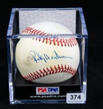 Rickey Henderson (HOF) Autographed Baseball PSA