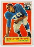 1956 Topps FB #41 Roosevelt Brown (HOF) Rookie RC
