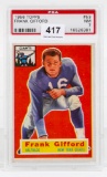 1956 Topps FB #53 Frank Gifford (HOF) NM 7 PSA