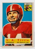 1956 Topps FB #86 Y.A. Tittle (HOF)