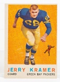 1959 Topps FB #116 Jerry Kramer (HOF) Rookie RC