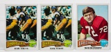 1975 Topps FB #367 Dan Fouts RC #35 Dierdorf