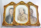 Lot of 3 Framed World War II Soldier Photos