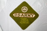 US Army Wool Wall Hanging/Pillow Cover