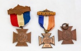 Lot of Three Women’s Relief Corps Medals