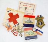 Lot of Assorted World War II Patriotic Memorabilia