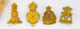 Lot Of Four British Military Badges