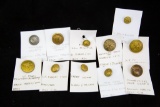 Lot of 11 Antique Uniform Buttons