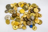 Large Lot Uniform and Collar Buttons