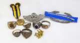 Lot of Assorted Military Insignia and Mementos
