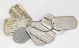 Lot of Eight Assorted Dog Tags