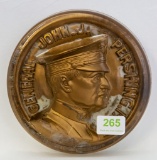 4 Inch Glass General Pershing Paperweight