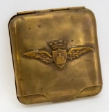 Brass Cigarette Case with Verdun Emblem