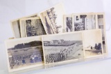 Lot of 22 Black-And-White Military Postcards