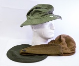 Lot of Five Assorted Military Caps and Berets